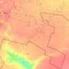 Топографическая карта Еремеевское сельское поселение, высота, рельеф