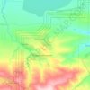 Топографическая карта Счастливенское сельское поселение, высота, рельеф