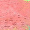 Топографическая карта Лхаса, высота, рельеф