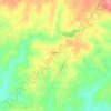Топографическая карта Sylvania, высота, рельеф