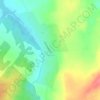 Топографическая карта Комары, высота, рельеф