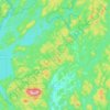 Топографическая карта Ferme-Neuve, высота, рельеф
