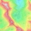 Топографическая карта Большое Имеретинское озеро, высота, рельеф