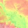 Топографическая карта Кузнецовское сельское поселение, высота, рельеф
