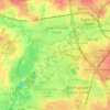 Топографическая карта Cleunay - Arsenal-Redon, высота, рельеф