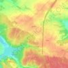Топографическая карта Боярка, высота, рельеф