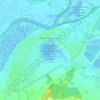Топографическая карта Голая Пристань, высота, рельеф