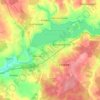 Топографическая карта городское поселение Суворов, высота, рельеф