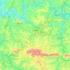 Топографическая карта Lavras, высота, рельеф