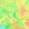 Топографическая карта Озеро Паулюса, высота, рельеф