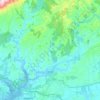 Топографическая карта Silves, высота, рельеф