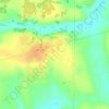 Топографическая карта Бобыри, высота, рельеф