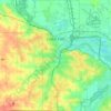 Топографическая карта Cedar Falls, высота, рельеф