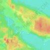 Топографическая карта Гречухино, высота, рельеф