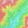 Топографическая карта Corrano, высота, рельеф