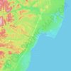Топографическая карта Longue-Rive, высота, рельеф