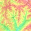 Топографическая карта Оршанский район, высота, рельеф
