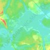 Топографическая карта озеро Заозерье, высота, рельеф