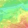 Топографическая карта Октябрьский, высота, рельеф