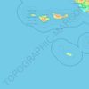 Топографическая карта Channel Islands, высота, рельеф