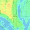 Топографическая карта Seminole, высота, рельеф