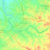 Топографическая карта Chittur-Thathamangalam, высота, рельеф