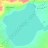 Топографическая карта озеро Убсу-Нур, высота, рельеф