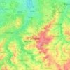 Топографическая карта Borgloon, высота, рельеф