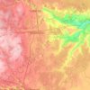 Топографическая карта городской округ Богданович, высота, рельеф