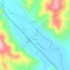 Топографическая карта Югачи, высота, рельеф