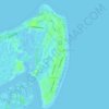 Топографическая карта Tybee Island, высота, рельеф