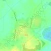 Топографическая карта Осташковичи, высота, рельеф