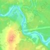 Топографическая карта Набережный, высота, рельеф