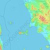Топографическая карта Livorno, высота, рельеф