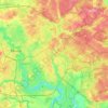 Топографическая карта Партизанский район, высота, рельеф