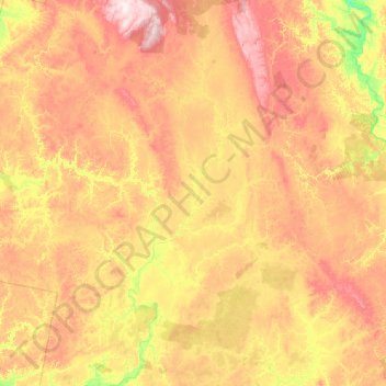 Топографическая карта Вымь, высота, рельеф
