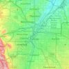 Топографическая карта Denver, высота, рельеф