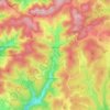 Топографическая карта Todtmoos, высота, рельеф
