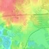 Топографическая карта Белый Раст, высота, рельеф