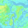 Топографическая карта Beaufort, высота, рельеф