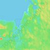 Топографическая карта Port Clements, высота, рельеф
