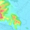 Топографическая карта Квасово, высота, рельеф