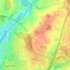 Топографическая карта Birchanger, высота, рельеф