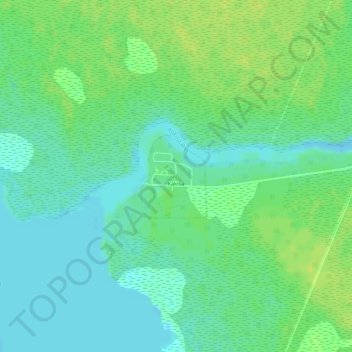 Топографическая карта Kakisa, высота, рельеф