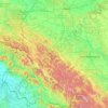Топографическая карта Букові праліси Карпат та інших регіонів Європи, высота, рельеф