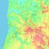 Топографическая карта Mafra, высота, рельеф