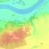 Топографическая карта Гвардейская, высота, рельеф
