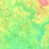 Топографическая карта Ершичский муниципальный округ, высота, рельеф
