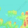 Топографическая карта Gordon/Barrie Island, высота, рельеф