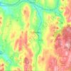 Топографическая карта Monson, высота, рельеф